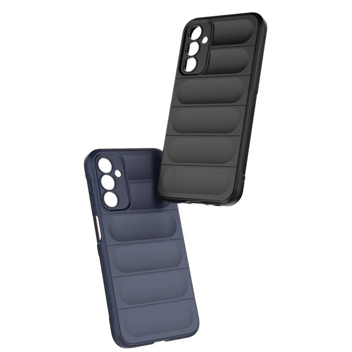 Magic Shield Case für Samsung Galaxy A24 4G flexible Panzerhülle blau