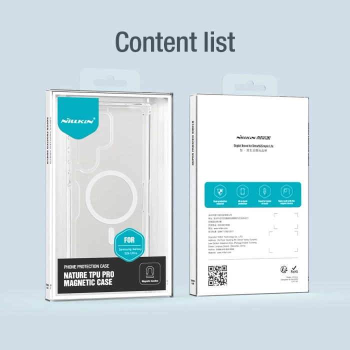 NILLKIN NATURE PRO MAGNETIC SAMSUNG S24 ULTRA, CLEAR