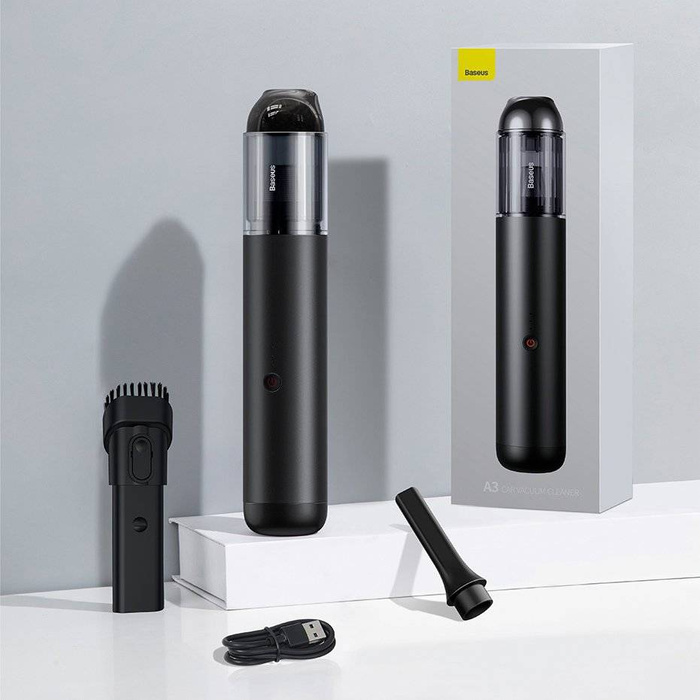 Baseus A3 wireless Vacuum Cleaner 135 W 15000 Pa silber (CRXCQA3-0S)