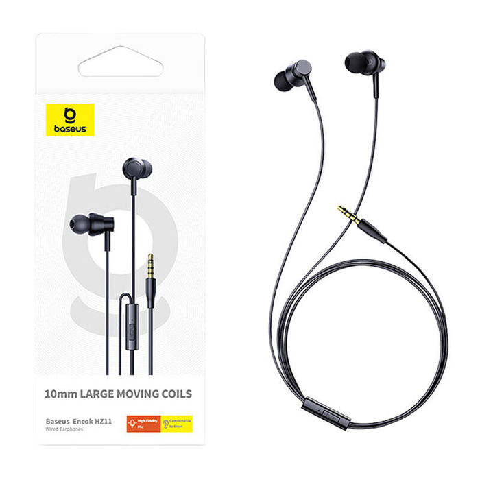 Słuchawki Baseus Encok HZ11Z - czarne