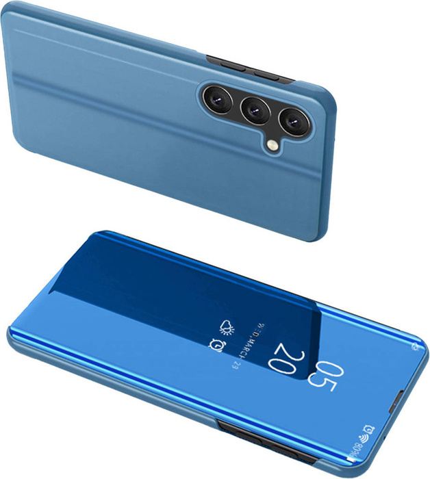 Kryt Clear View Case pro Samsung Galaxy A24 4G flipový kryt modrý