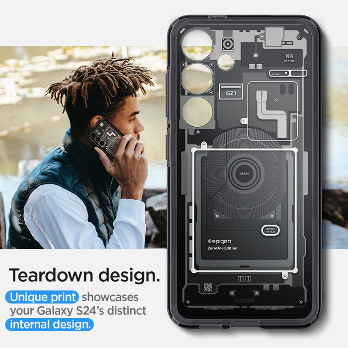 Coque Spigen Ultra Hybrid Samsung Galaxy S24 Zero One Case