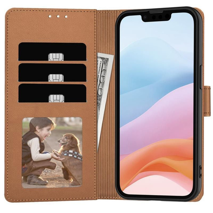 TECH-PROTECT WALLET IPHONE 16E BROWN