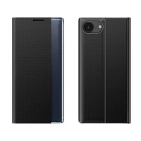 New Sleep Case iPhone 16e Flip Cover with Stand - Black