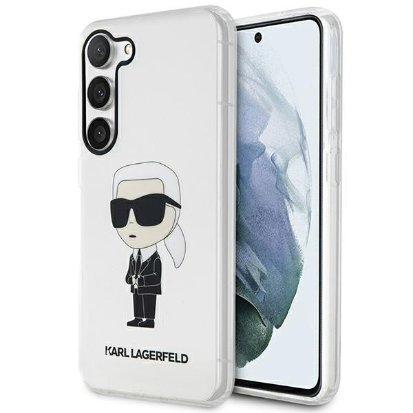 Hülle Karl Lagerfeld Klhcs23shniktct S23 S911 Transparent Hartcase Ikonik Karl Lagerfeld Case