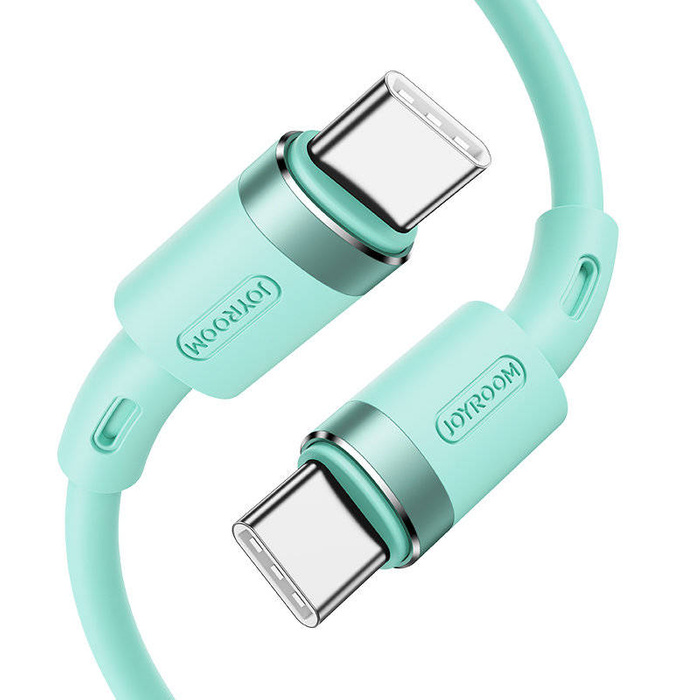 Joyroom cable USB Type C - USB Type C PD 60W 1.2m green (S-1230N9)