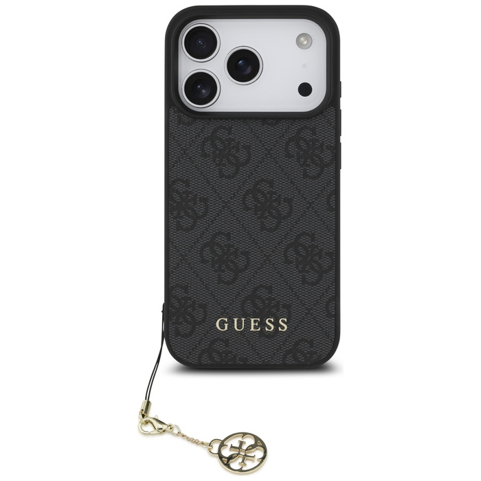 Etui Guess 4G Charms Collection MagSafe  do iPhone 17 Pro czarny