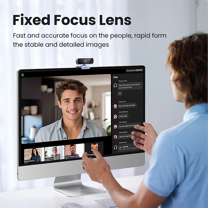 Webcam USB HD Ugreen CM678 - grigia