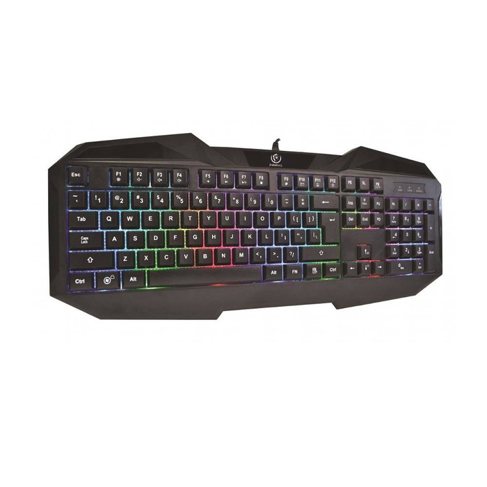 Rebeltec illuminated wired keyboard Patrol black