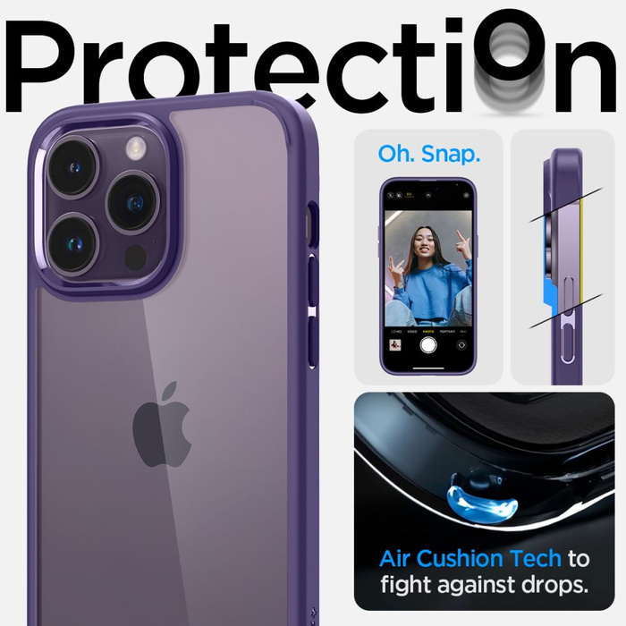 Spigen Ultra Hybrid IPhone 14 PRO TIEFVIOLETT
