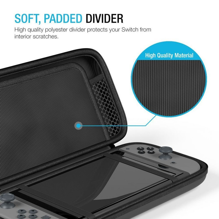 TECH-PROTECT Nintendo Switch / Switch Pouzdro Hardpouch Black Case