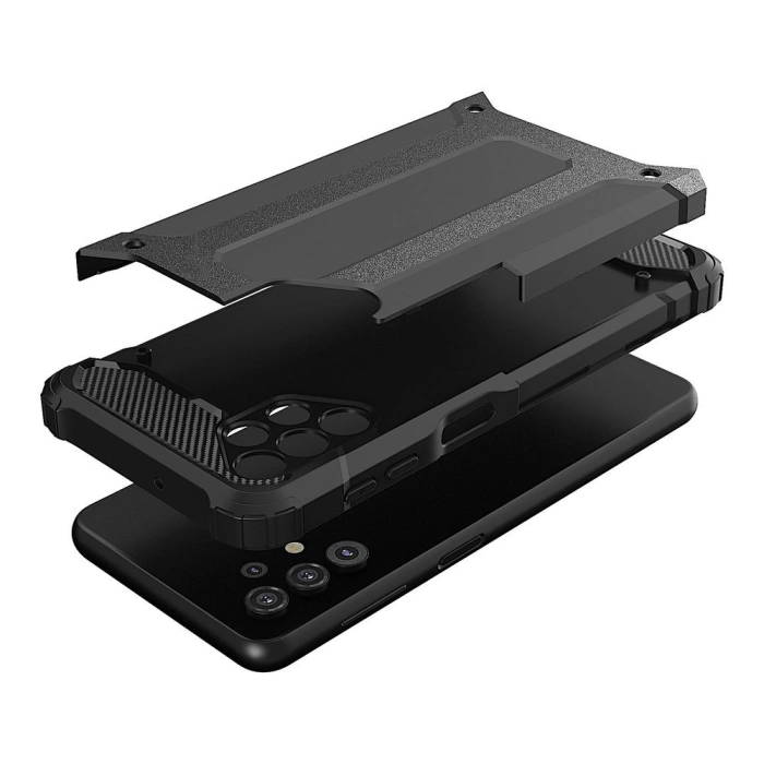 Hybrid Armor pancerne hybrydowe etui pokrowiec Samsung Galaxy A32 5G czarny