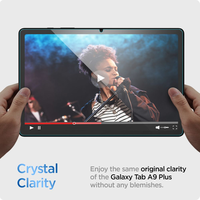 Tempered Glass Spigen Glas.tr Slim Samsung Galaxy Tab A9+ Plus 11.0 X210 / X215 / X216 Klar