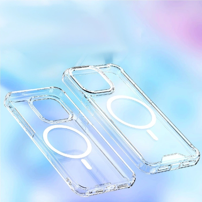Clear Corner Case MagSafe für iPhone 16 – transparent
