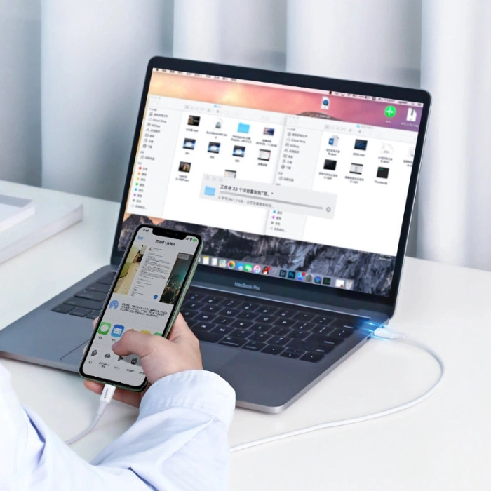 Ugreen US171 Lightning - USB-C MFi PD cable 20W 3A 480Mb/s 0.5m - white