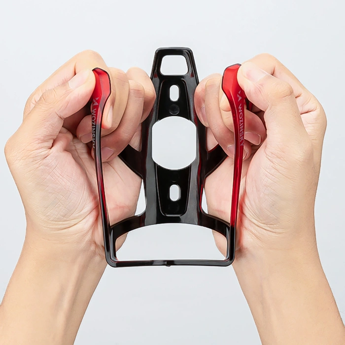 Koszyk Wozinsky WUR-01BR uchwyt rowerowy na bidon - czarno-czerwony