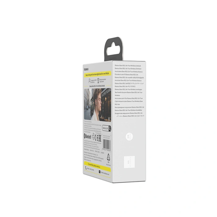 Słuchawki douszne Baseus Bass BS2 Lite TWS - czarne