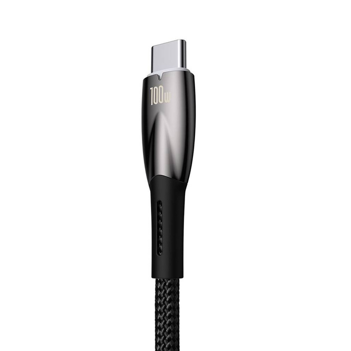 Baseus Glimmer Series cavo di ricarica rapida USB-A - USB-C 100W 480Mbps 1m nero