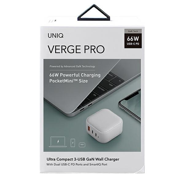 Objednávka Uniq . síť. Verge Pro 66W Gan USB-C bílá / cloudová bílá
