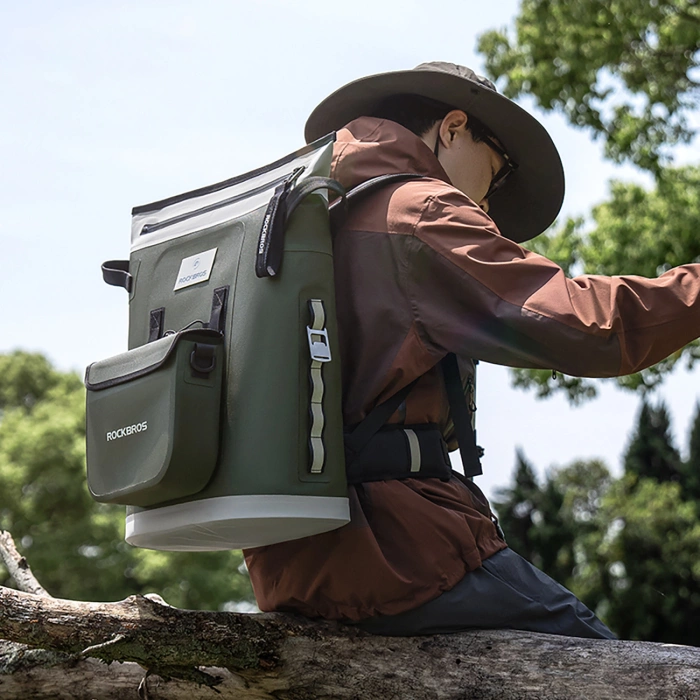 Rockbros Thermo-Rucksack mit Isolierung 18l Ergonomisch - Grün