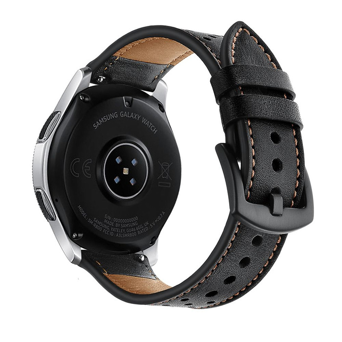 Cinturino TECH-PROTECT Samsung Galaxy Watch 46mm in pelle nera
