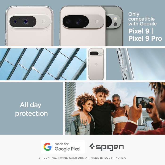 Cover Spigen Ultra Hybrid GOOGLE PIXEL 9 / 9 PRO CRISTALLINO