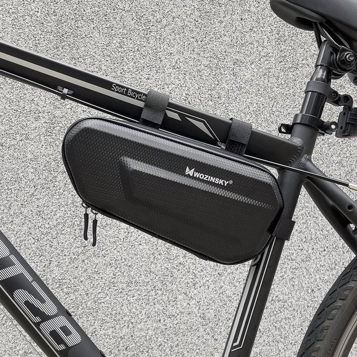 Sacoche de cadre de vélo Wozinsky noir (WBB10BK)