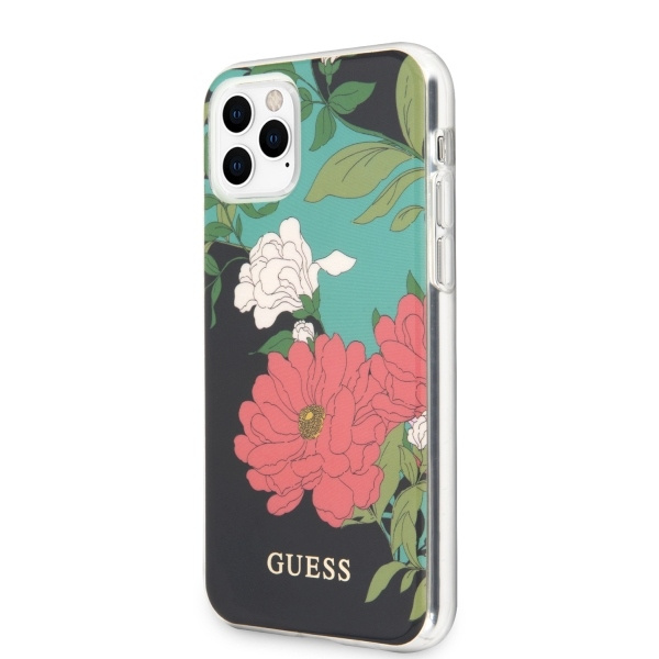  Guess   11 Pro Max negro N°1 Flower Collection Case