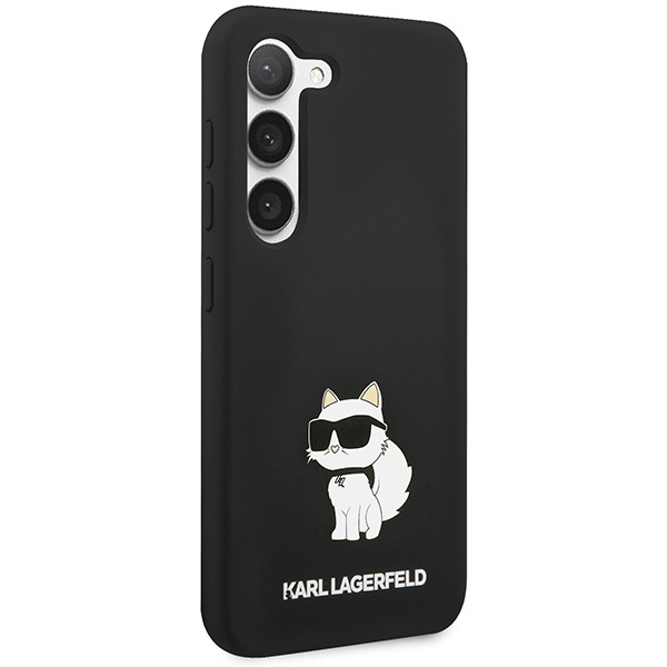 Obal Karl Lagerfeld Silicone Nft Choupette - Obal Samsung Galaxy S23 (černý) Case