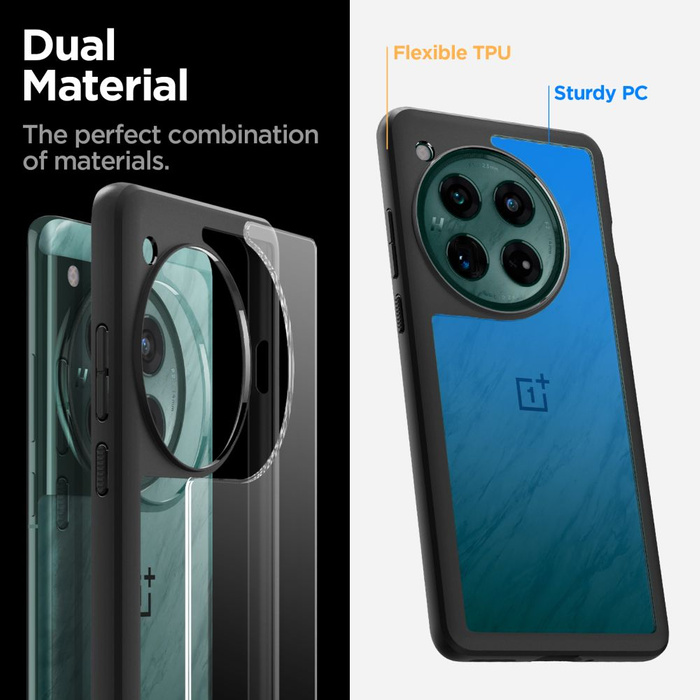 Funda Spigen Ultra Hybrid Oneplus 12 MATTE Negro
