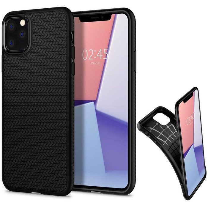 Puzdro SPIGEN iPhone 11 Pro Liquid Air Matte Black Case 