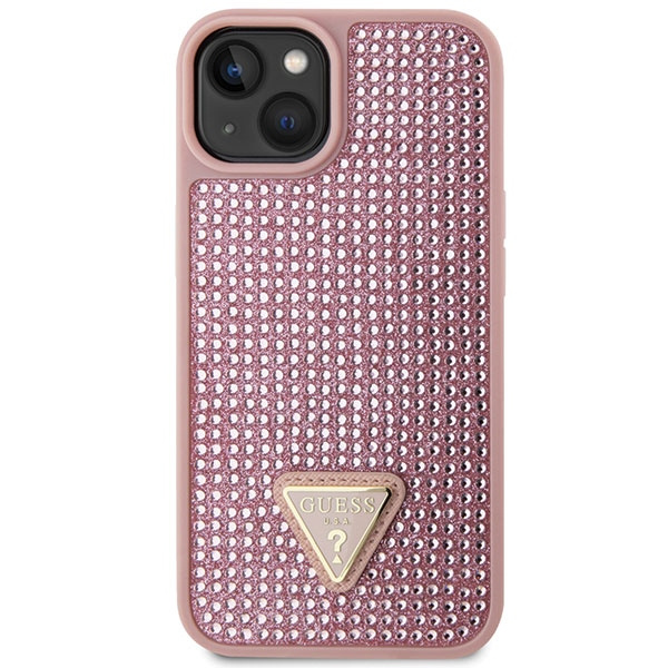 Coque Guess GUHCP14MHDGTPP iPhone 14 Plus 6.7" rose/rose durcase Rhinestone Triangle Case