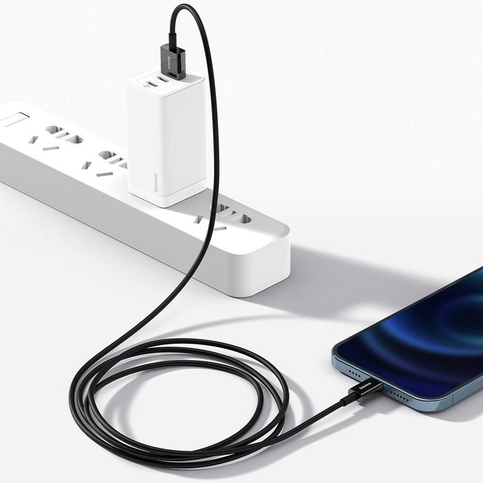 Baseus Superior USB kabel - Lightning 2,4 A 2 m černý (CALYS-C01)