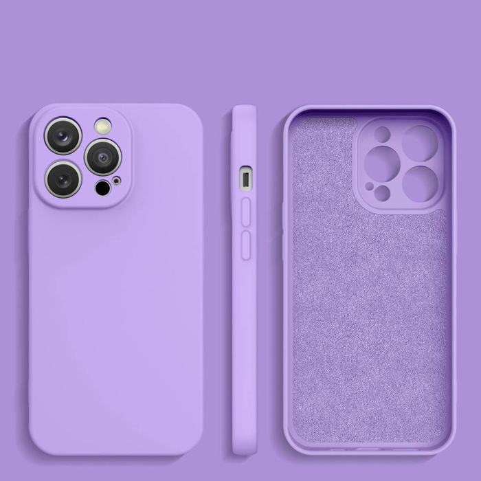 Coque en silicone pour Samsung Galaxy A14 5G / Galaxy A14 coque en silicone violet