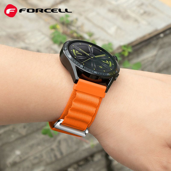 FORCELL F-DESIGN FS05 pasek do SAMSUNG Watch 20 mm pomarańczowy