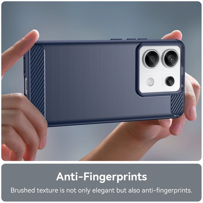 Custodia in carbonio per Xiaomi Redmi Note 13 Pro - blu