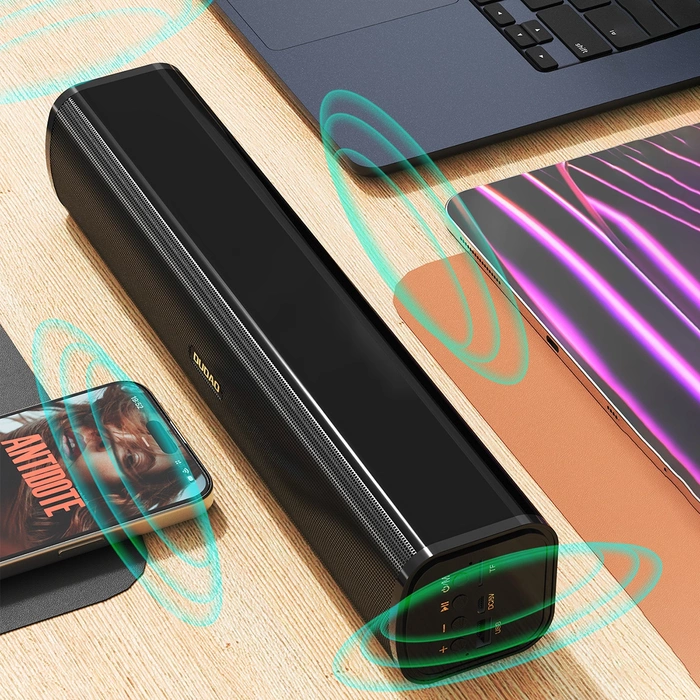 Dudao Y2+ Bluetooth 5.0 Lautsprecher 2400 mAh - Schwarz