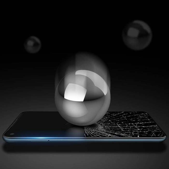 Dux Ducis 9D Tvrdené sklo 9H tvrdé tvrdené sklo pre celý displej s rámčekom Motorola Moto G8 Power čierne (vhodné do puzdra)