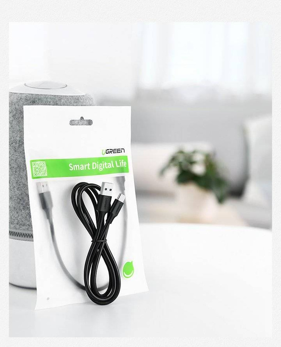 Ugreen USB - USB Type C data charging cable 480 Mbps 3 A 1,5 m black (US287 60117)