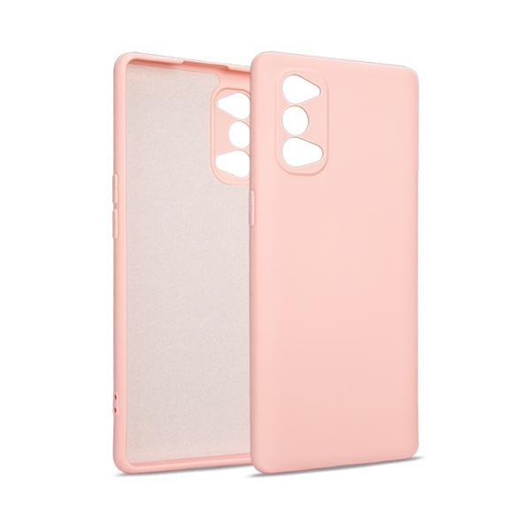 Beline Etui Silicone Oppo Reno4 Pro 5Gróżowy/pink