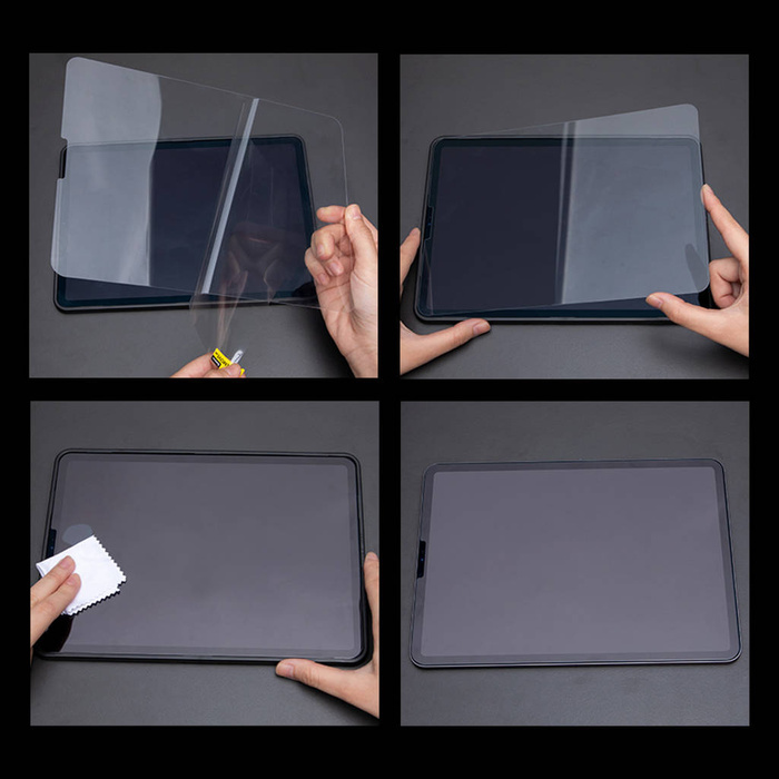 Baseus 2x Full-glass film 0.3mm for iPad Pro 12.9&#39;&#39; 2021 (5th gen.) / 2020 (4th gen.) / 2018 (3rd gen.) with mounting kit