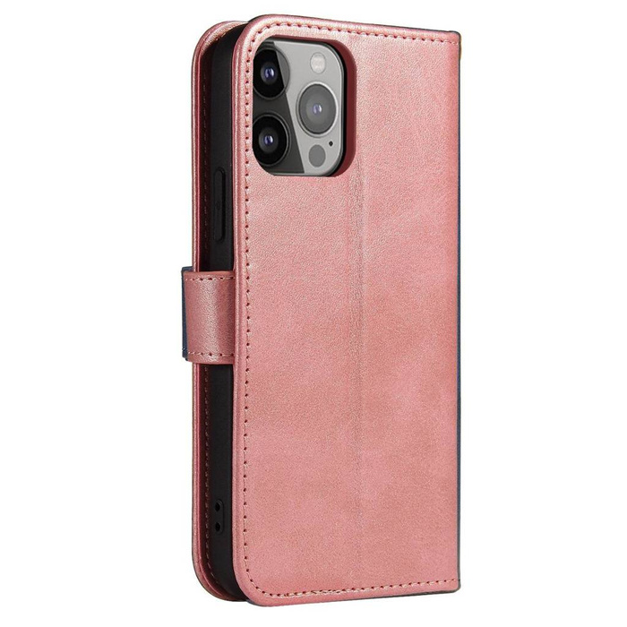 Magnet Case pour Samsung Galaxy S23 flip cover wallet stand rose