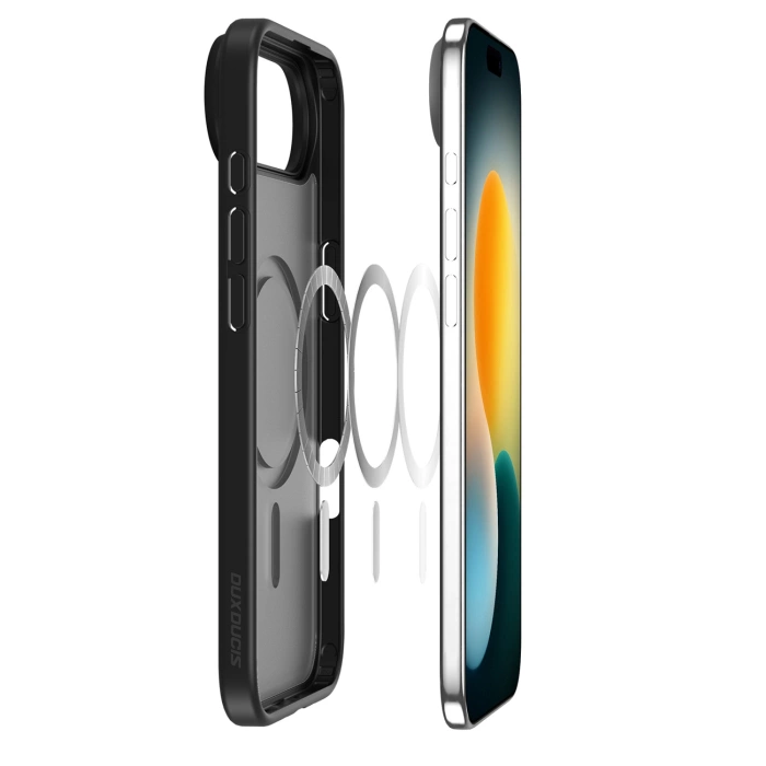 Dux Ducis Yind iPhone 17 Air Hülle kompatibel mit MagSafe - Schwarz