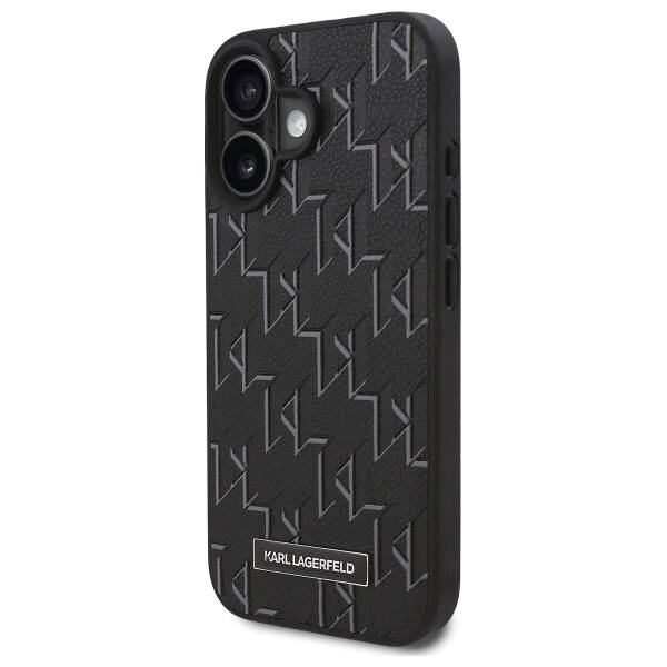 Karl Lagerfeld KLHMP16SPKHPORPK iPhone16 6.1" czarny/black hardcase Hot Stamp Magsafe