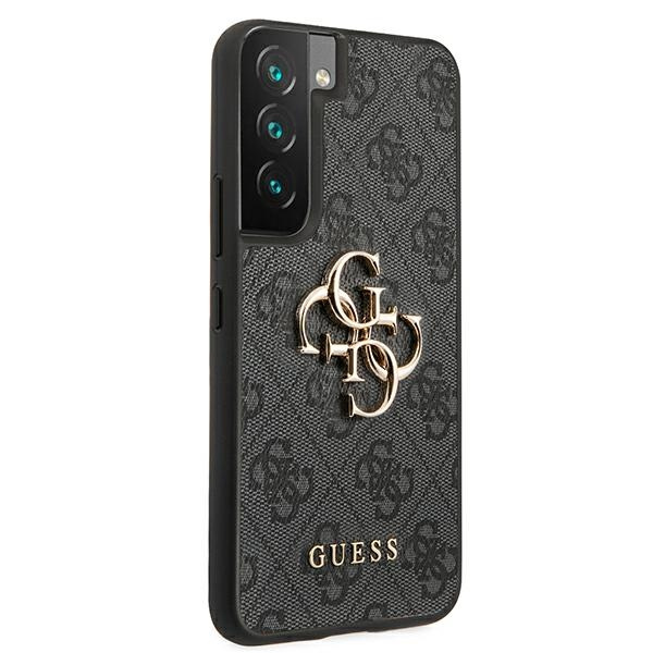 Coque GUESS Samsung Galaxy S22 4G Big Metal Logo Gris Hardcase