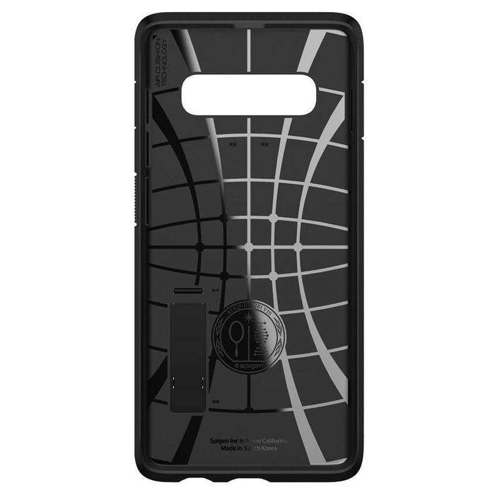 Puzdro SPIGEN Samsung Galaxy S10+ Plus Tough Armor Black Čierne puzdro