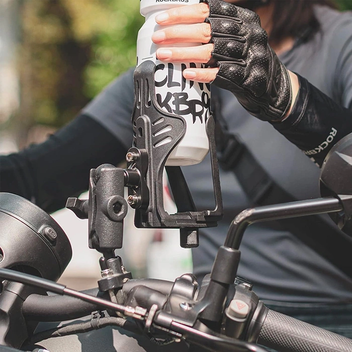 Rockbros 31210008002 handlebar bottle holder - black