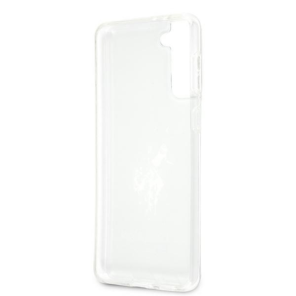Puzdro US POLO Samsung Galaxy S21 Plus G996 Shiny Big Logo USHCS21MTPUHRBK Black Case