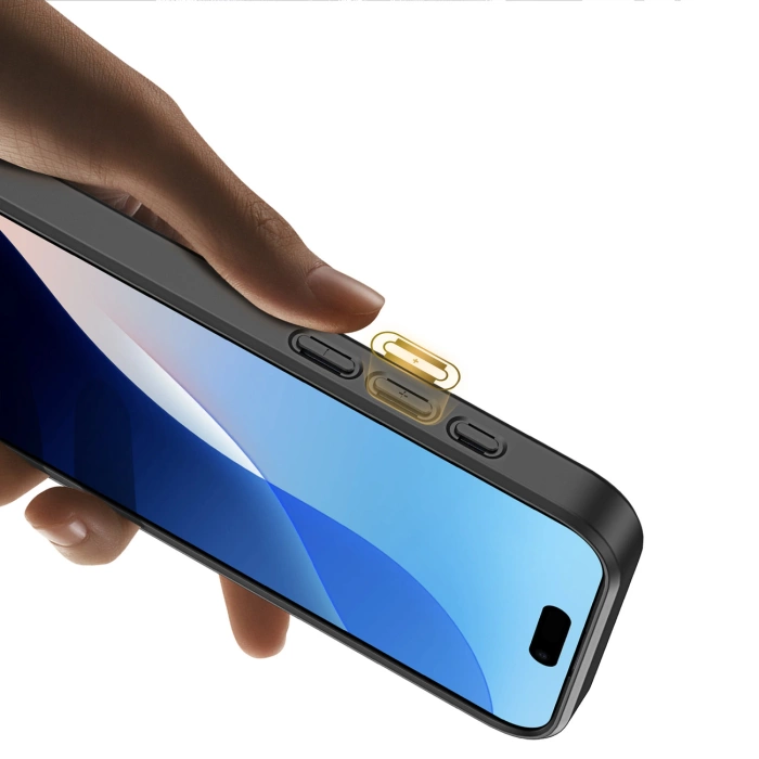 Dux Ducis Rafi II Mag-Hülle mit MagSafe für iPhone 16 – Schwarz