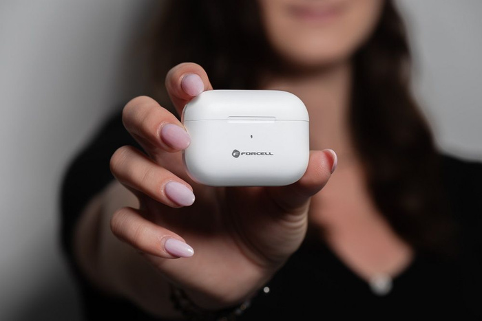 Słuchawki bezprzewodowe douszne Forcell F-Audio Master Pro TWS białe